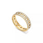 0.99 CTW Natural Diamond Double Band Wide Ring  customdiamjewel   