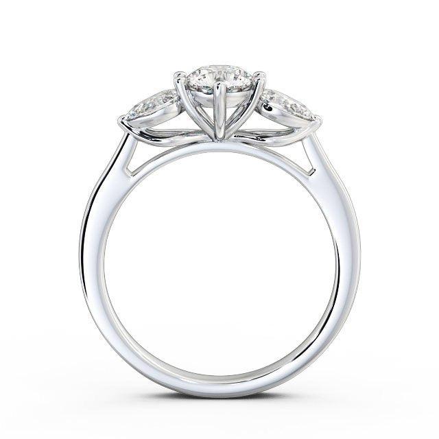 1.30CT Three Stone Lab Grown Diamond Wedding Ring